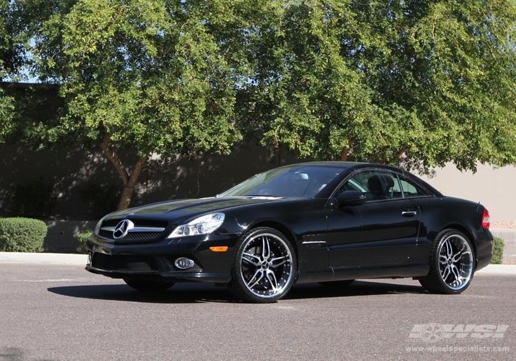 Giovanna Califive on Mercedes Benz SL